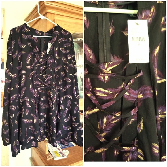 Lane Bryant Tops - Lane Bryant Feather Top Lane Bryant Tops - Lane Bryant Feather Top